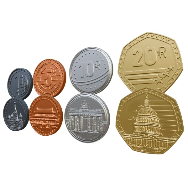 85 Premium Metal Coins